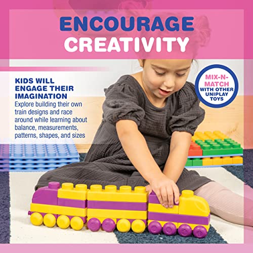 UNiPLAY Train Building Block Toy for Cognitive Development, Motor