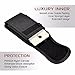 CAT S31 Premium Heavy Duty Black Vertical Rugged Carrying Case Holster with Metal Belt Clip & Belt Loops