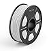 TOTALPACK 3D PLA 1.75mm Printing Filament For 3D Printers-Universal, Low Warp & Easy To Print Thermoplastic Filament, Dimensional Accuracy +/-0.02mm, Perfect For Beginners& Pros-1 kg Spool, White-1 Pk