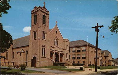 Amazon Com St Mary S Catholic Church School And Convent Pompton Lakes New Jersey Nj Original Vintage Postcard Entertainment Collectibles