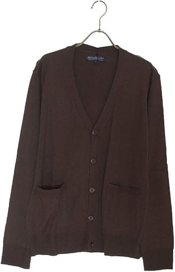 Amazon メンズ ニット カシミアタッチvネックカーディガン カラーカーデ ボーダー R 26 カーディガン 通販
