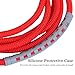 APICCRED Professional Double Ball Bearing Jump Rope Weighted Cotton Rope Adjustable Length,for Cardio, Endurance Training, Fitness Workouts, Jumping Exercise