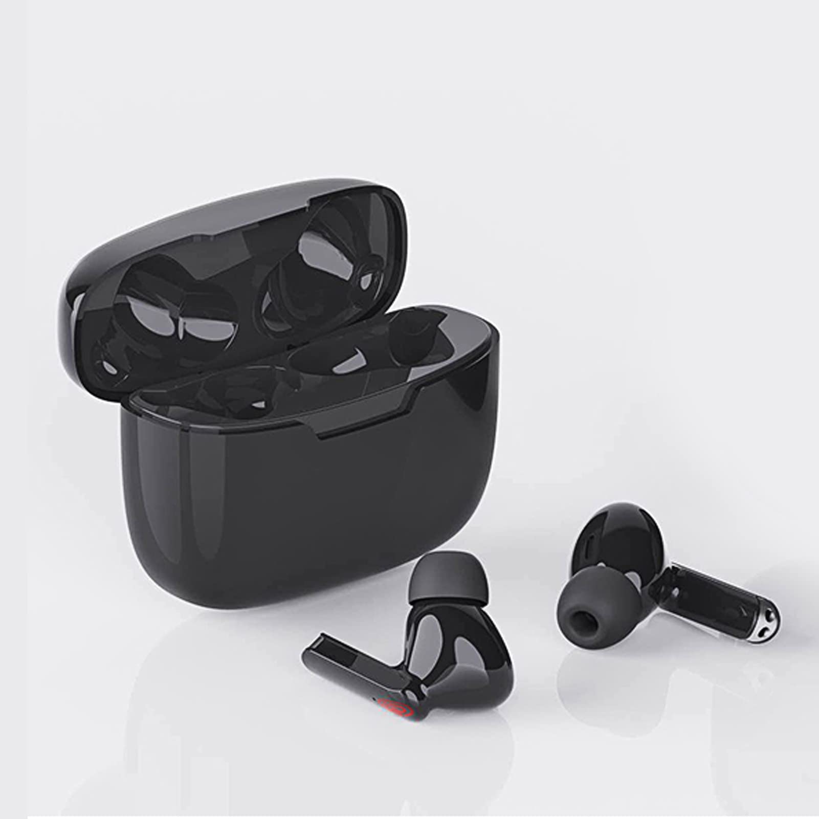 Goshyda Language Translator Earbuds, Y113 Translation Device 114 Languages Online Translation Real Time Voice Language Translator with Bluetooth and APP, Simultaneous Interpretation(Black)