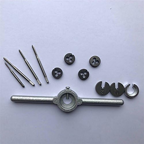 iUnisy Mini HSS Tap and Die Set (Metric) for Model Making Watchmaker Small Engineering Work 31Pcs