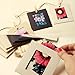 Wall Deco DIY Creative Mini Paper Photo Frame with Mini Colored Clothespins and Twine -Fit Instax Mini Film (2x3 Photo)(Muti-Color)