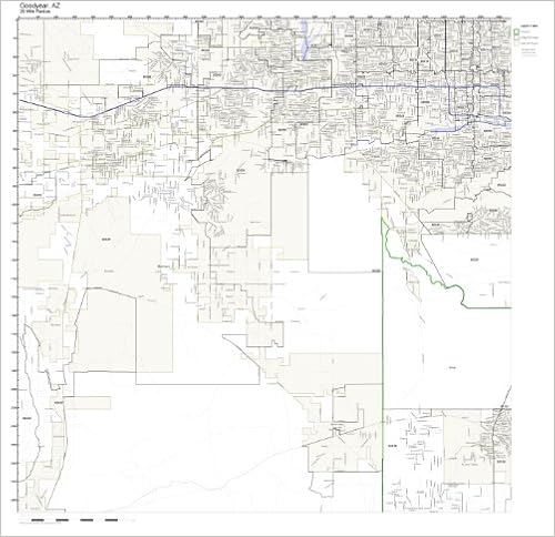 Goodyear Az Zip Code Map Goodyear, Az Zip Code Map Laminated: Amazon.com: Office Products