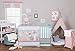 Trend Lab Wild Forever Felt Fox and Bird Musical Crib Mobile, Baby Mobile, Pink Woodland Animal Nursery Décor