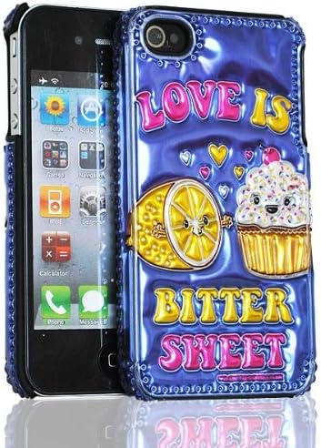 3D Luxe Cover for iPhone 4/4S - Retail Packaging - David and Goliath/Love is Bitter Sweet