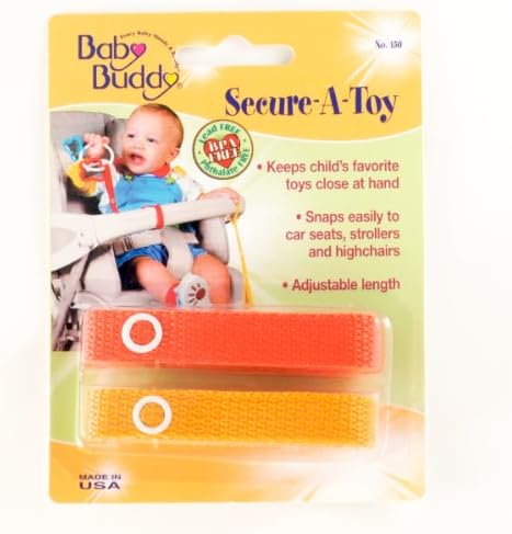 Secure-A-Toy 2ct Orange-Gold Case Pack 24