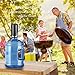 Water Bottle Pump 5 Gallon, USB Charging Portable Electric Drinking Water Bottle Pump Dispenser [2000MA Battery Powered](Black)