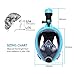 HENGBIRD Snorkel Mask, 2019 Upgraded Foldable Full Face Snorkeling Mask 180° Panoramic View Easy Breathing, Anti -Foggy Anti-Leak for Adult and Kids