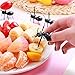 36Pcs Fruit Toothpick Dessert Forks, Plastic Ants Animal Appetizer Forks