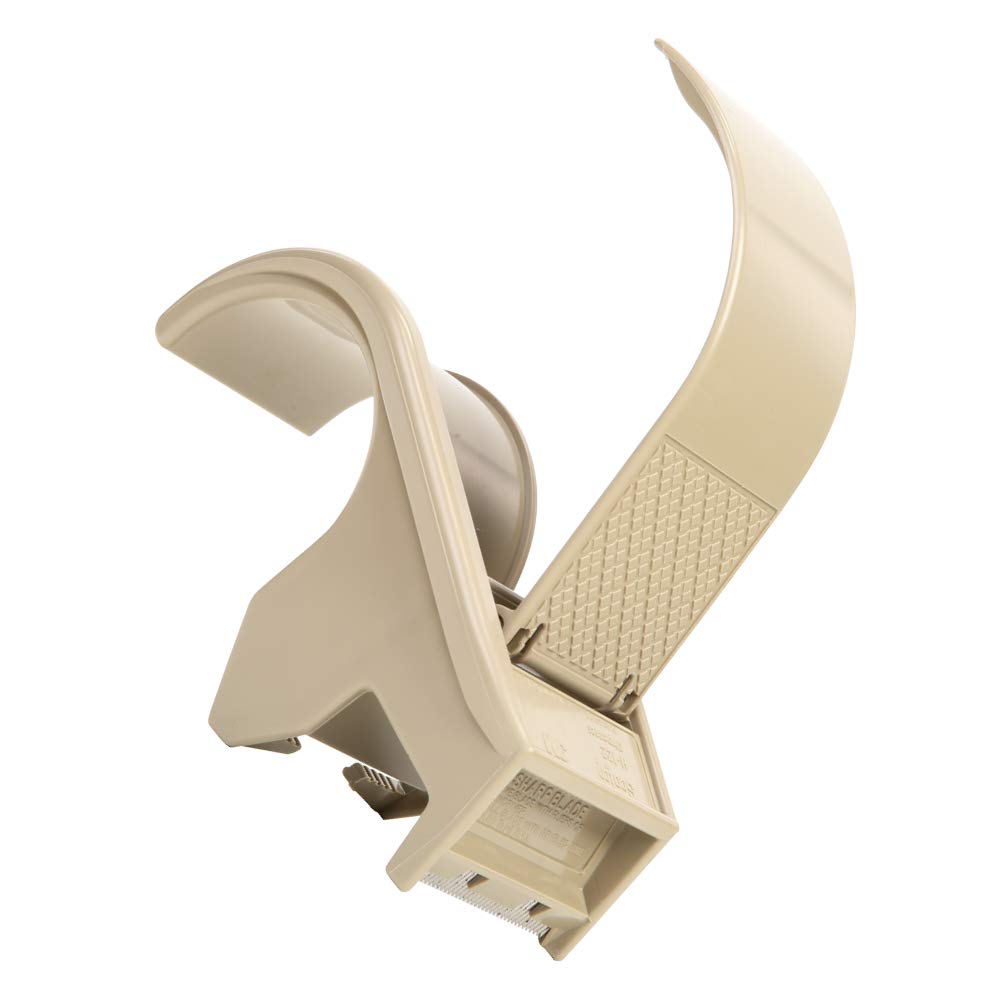 Scotch H122 Industrial Packing Tape Dispenser with Built-In Brake for 2" Tape – Lightweight and Compact for Commercial Packaging, Shipping, Moving, Carton and Box Sealing, Gray: Industrial & Scientific