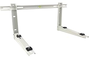 DELMOAR Mini Split Air Conditioner Bracket, Outdoor Wall Mounting Bracket for Ductless Mini Split Air Conditioner Heat Pump Systems, Universal,7000-18000 Btu AC Units, Heavy Duty Support up to 265 LBS