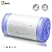 JBM Yoga Towel Sports Towel Microfiber Absorbent Non Slip Anti Bacterial Ultralight Soft for Hot Yin Bikram Hatha Yoga Exercises Gym Fitness (Blue - Simple style, 11.8” x 39.3” (30cm x 100cm))