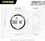 Cressi Donatello Diving Computer Black Yellow One Size Unisex view 7