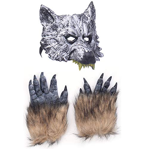 Zsl 怖い狼 コスプレ ハロウィン衣装 小道具 コスチューム 怪物 エマルション 豪華な動物 クリスマス カーニバル バー小道具 マスク 手袋 の買取価格 相場 高価買取なら買取一括比較のウリドキ