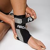Aircast A60 Ankle Support Brace, Left Foot, Black, Large (Shoe Size: Men's 12+ / Women's 13.5+)