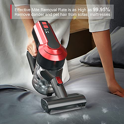 Cordless Vacuum Cleaner, 23Kpa Cordless Stick Vacuum Cleaner with 300W