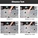 Decorative Window Film,Black Flower Static Cling Privacy Door Film, Non Adhesive Heat Control Anti UV Window Cling for Office and Home,17.5 inches by 78.7 inches