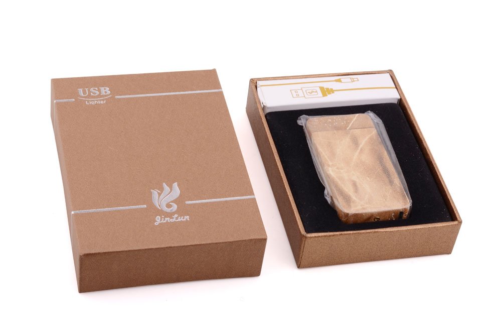 Oumosi Electronic Arc Lighter USB Rechargeable Flamless Windproof Lighter with USB Cable