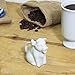 HIC Kitchen Mini Cow Creamer with Handle, Fine White Porcelain, 2-Ounce