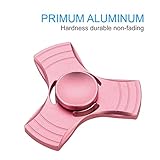 Posife Fidget Spinner EDC Hand Spinner Focus Fingertip Spinner Fidget Toys High Speed aluminum Metal Relieving ADHD, OCD, Anxiety, Stress and Boredom (Pink)