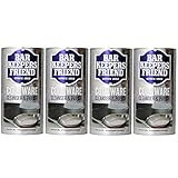 Bar Keepers Friend Cookware Cleanser & Polish Powder - 12 Oz, Pack of 4
