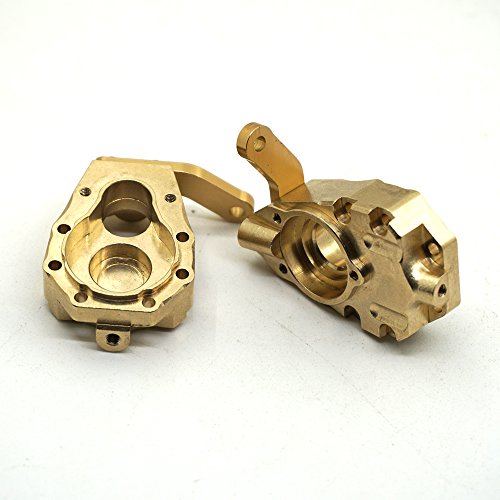 1Pair 135g Metal Brass Front Steering Knuckle Upgrade For Crawler Traxxas TRX-4