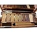 Legros8 9 colors Waterproof Makeup Eyeshadow Glitter Palette with Brush