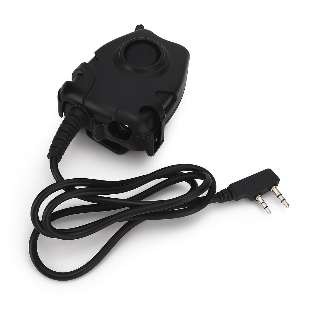 PTT Adapter Cable, K Head Walkie Talkie Earphone Head Cable for RETEVIS Two Way Radio