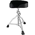 EASTROCK Drum Throne Drum Seat Height Adjustable,Padded Drum Stools Motorcycle Style Drum Chair with Anti-Slip Feet for Drummers,Adult