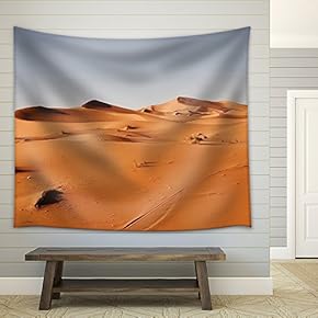 Untraveled Desert - Fabric Wall Tapestry Home Decor - 51x60 inches