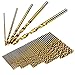 50Pcs Twist Drill Bit Set, DRILLPRO HSS Shank, Titanium Coated High Speed Steel, Mini Drill Bit, Micro Precision 1/1.5/2/2.5/3mm, Perfect for Wood, Plastic, Steel and Aluminum Alloy