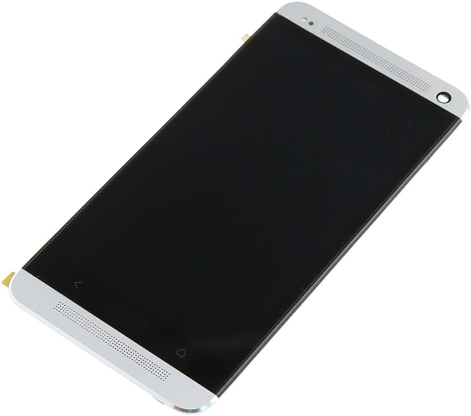 Complete LCD Display Touch Screen Glass Panel Digitizer Assembly + Frame Replacement Repair Parts For HTC One Big M7 802t 802d 802w Dual Sim Card Silver
