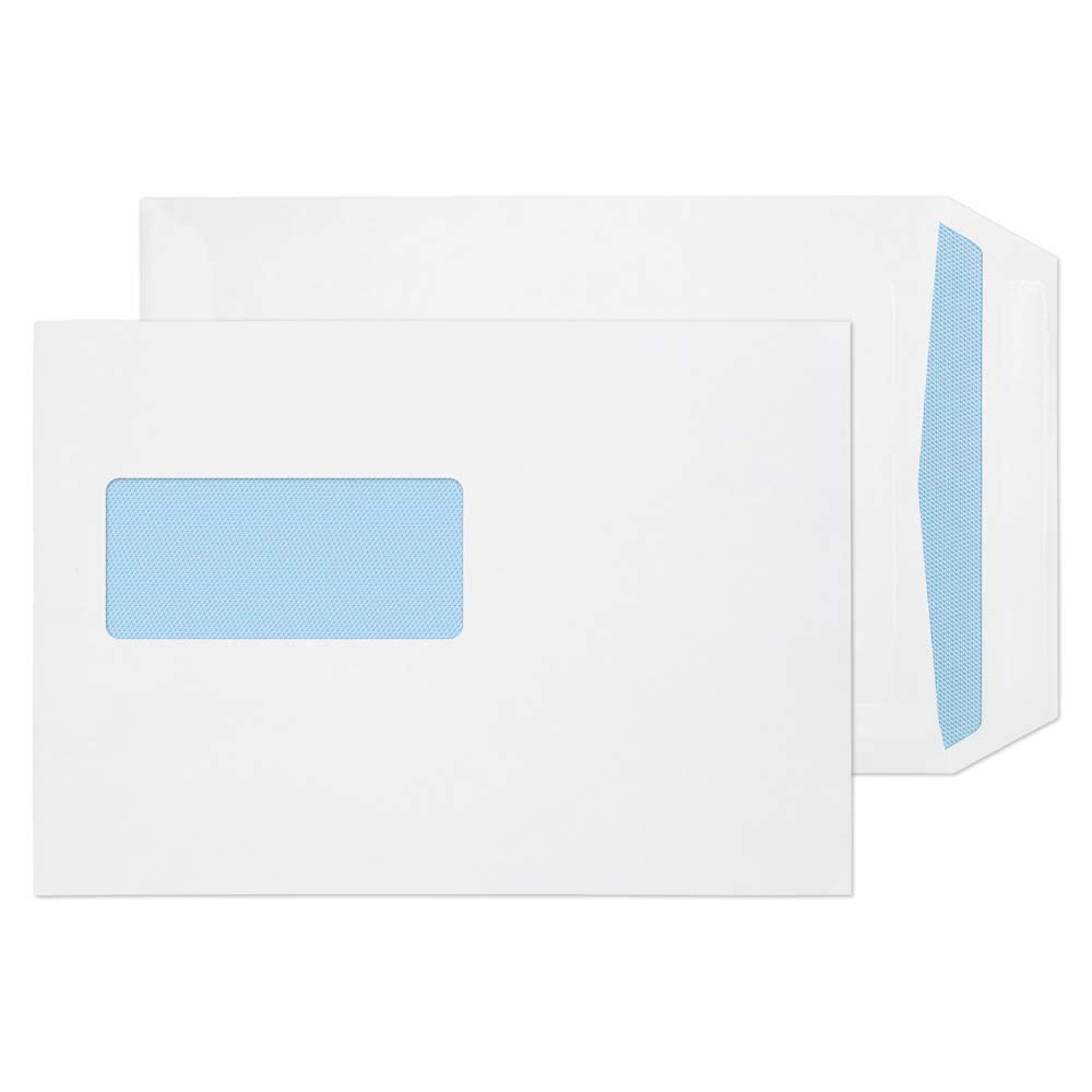 Blake Purely Everyday C5 229 x 162 mm 90gsm Self Seal Window Pocket Envelopes (FL2084) White - Pack of 500