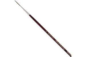 Creative Mark Mimik Kolinsky Watercolor Brush - # 2 Script Liner - Long Handle Synthetic Paint Brush - Handmade in Germany - Synthetic Sable Paint Brushes for Professional Artists - Animal-Friendly