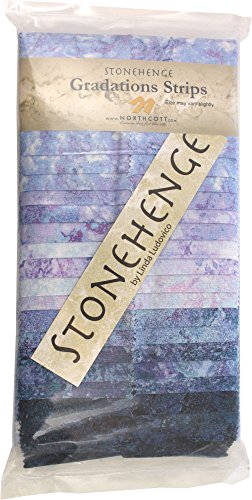 Stonehenge Gradations Mystic Twilight Stone Strips 40 2.5-inch Strips Jelly Roll Northcott