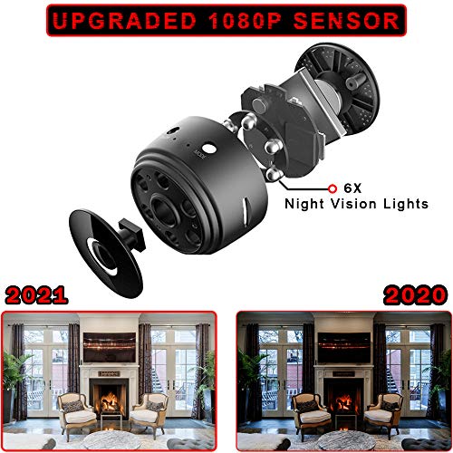 Mini Spy Camera 1080P Hidden Camera (Include a 64G SD Card), with Audio