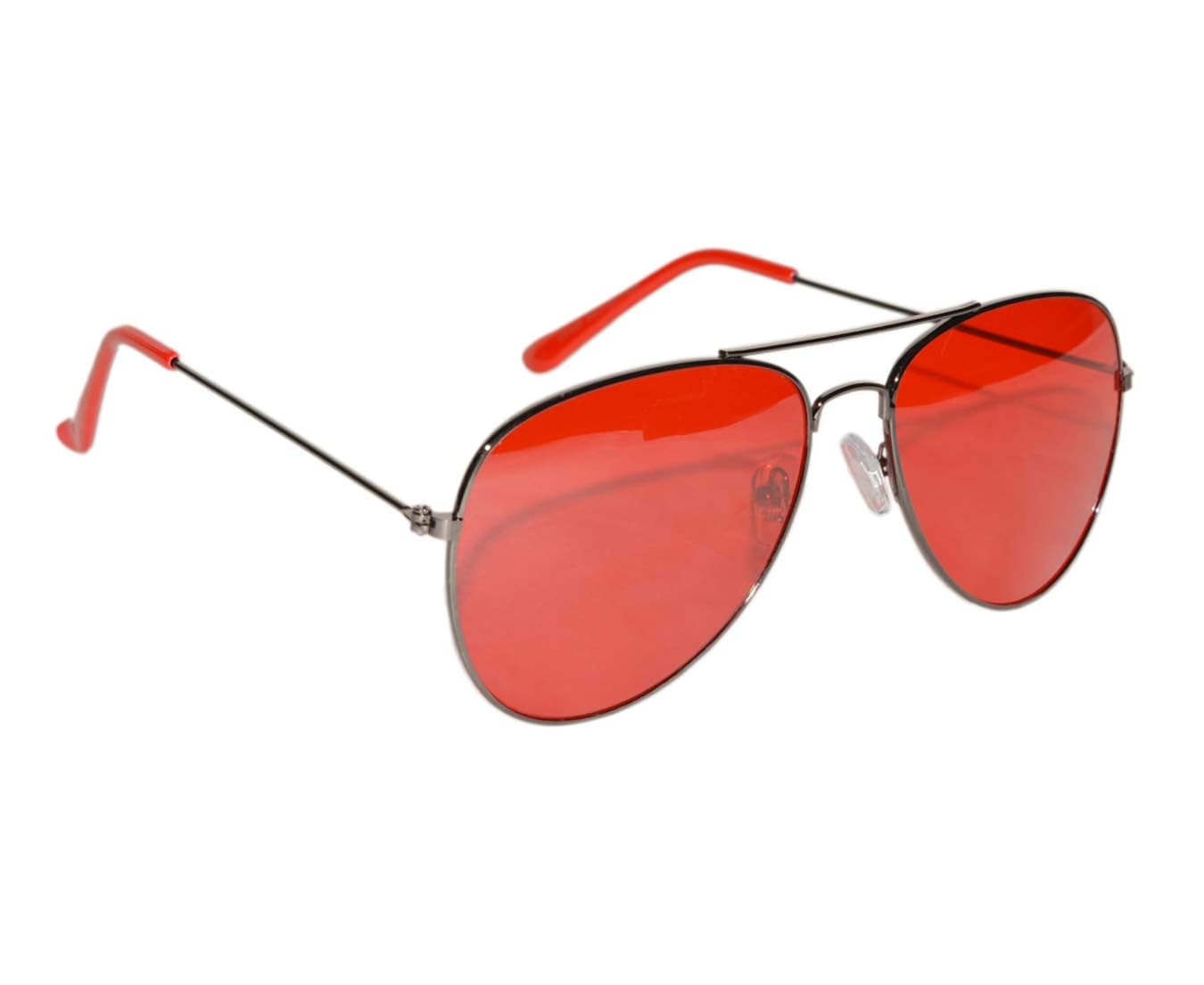 red tinted aviators