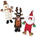 Christmas Pals Stuffing Free Dog Toys Set