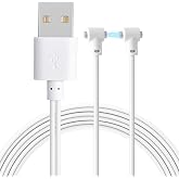 HJEFBDP 1 Pack - Universal Magnetic Charging Cable for Massagers, USB-A Fast Charging Cable Replacement Charger with Adjustable Charging Port for Satisfyer &amp; Rose and Other Rechargeable Toys (USB-A)