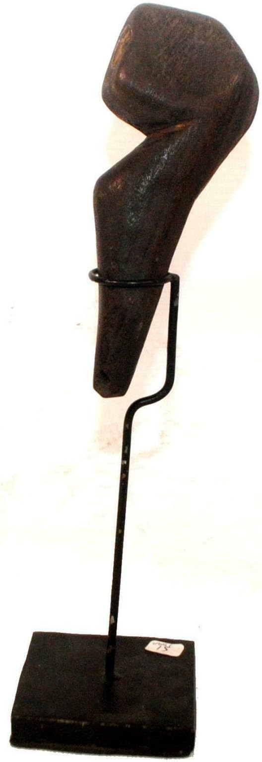 Terrapin Trading Antique Ethnic West Timor Tribal Primitive Carved Wooden Smoking Tobacco Pipe 15