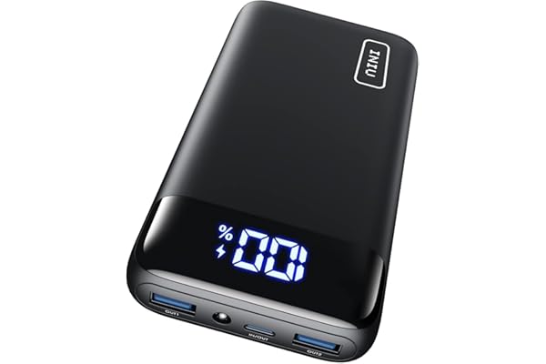 INIU Portable Charger, 22.5W 20000mAh USB C in & Out Power Bank Fast Charging, PD 3.0+QC 4.0 LED Display Phone Battery Pack Compatible with iPhone 15 14 13 12 Pro Samsung S21 Google iPad Tablet, etc