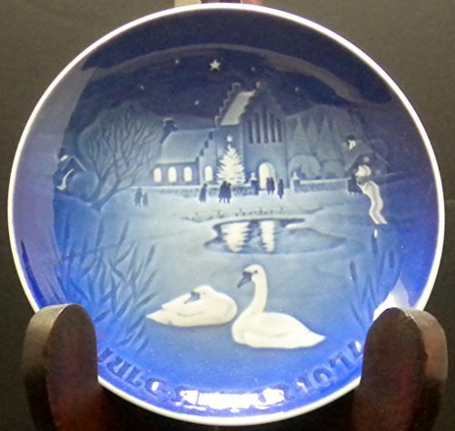 1974 Bing & Grondahl Porcelain Christmas Plate "Christmas in the Village"