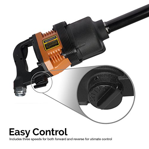 Tooluxe 31414L Industrial Air Impact Wrench, 1" - Thumbnail 2
