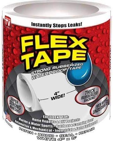 ALLWIN Rubberized Waterproof Flex Tape Super Strong Waterproof Sealant Tape | Instantly Stops Leakages | Best for Roof Leaks, Hose Pipes, Water taps STANDARD COLOR BLACK