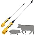 RANCH CHOICE Rechargeable Livestock Prod for Cows Electric Cattle Prod for Cow Dog prod Animal prod with Flexible Shaft (Total 38 INCH)