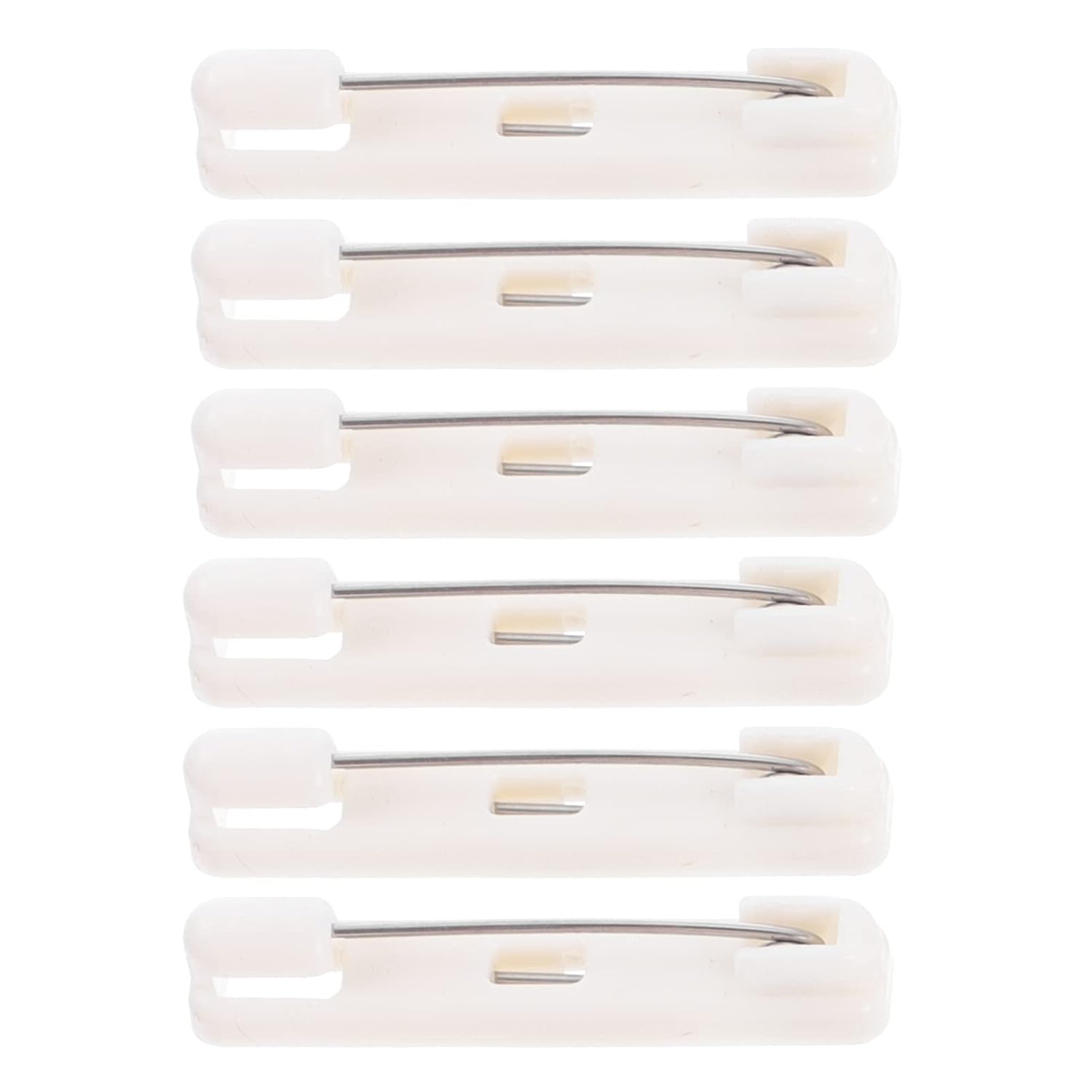 ARTIBETTER 300Pcs Bar Safety Pins Name Tags Pins Adhesive Bar Pins