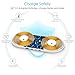 Wireless Charger for Multiple Devices, ZealSound 10W Fast Triple Dual Wireless Charging Pad Quick QC 3.0 Adapter Included Station Dock with USB Charge Port for Qi Enabled Phones and New AirPods(White)